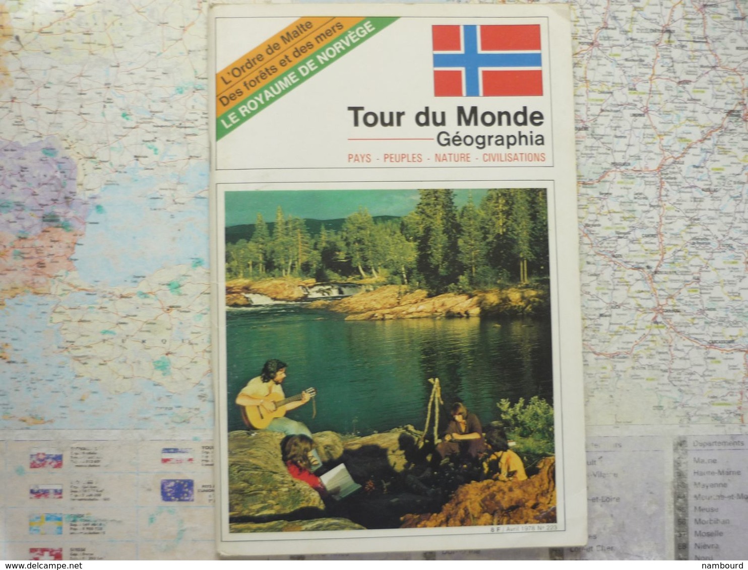 Tour Du Monde N°223 Le Royaume De Norvège - L'Ordre De Malte - Des Forêts Et Des Mers Avril 1978 - Géographie