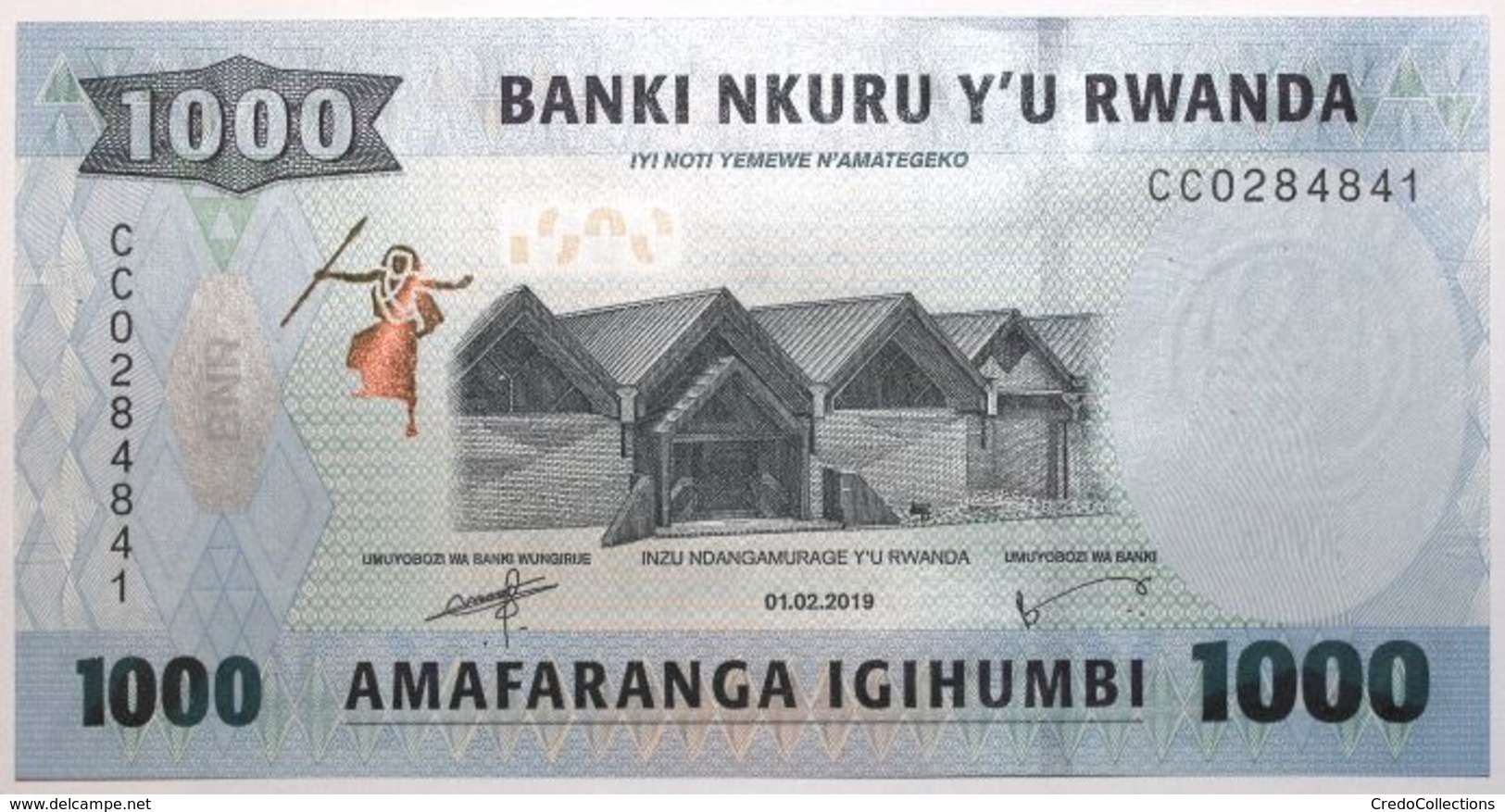 Rwanda - 1000 Francs - 2019 - PICK 39b - NEUF - Ruanda