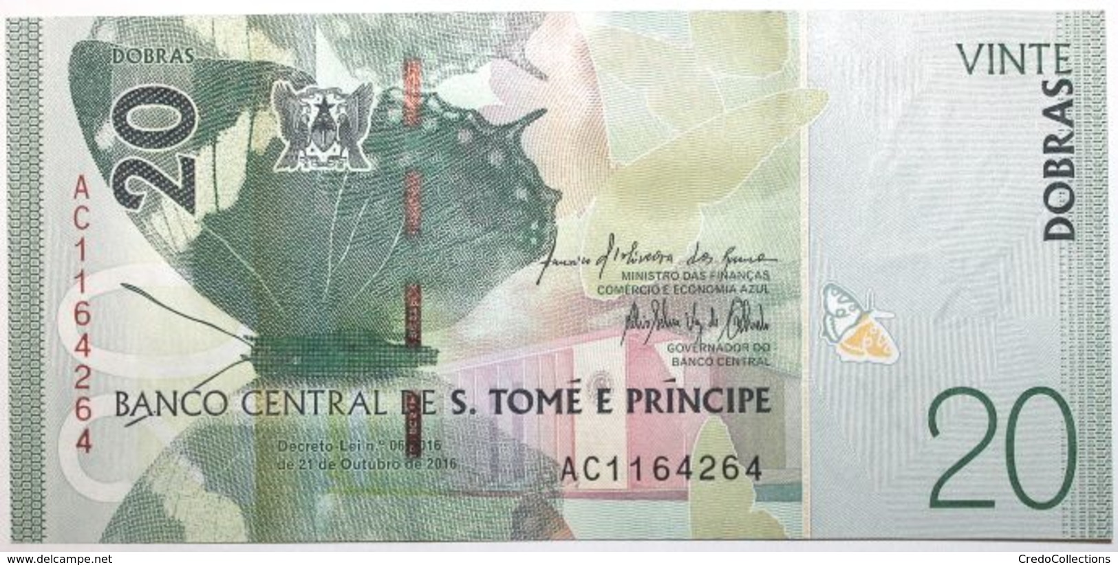 Sao Tome Et Principe - 20 Dobras - 2016 - PICK 72a - NEUF - Sao Tome And Principe