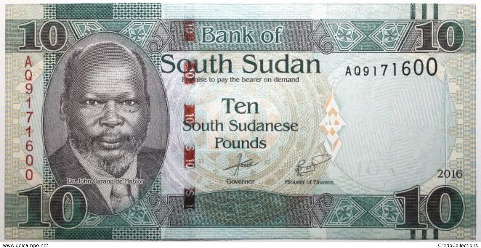 Soudan Du Sud - 10 Pounds - 2016 - PICK 12b - NEUF - South Sudan