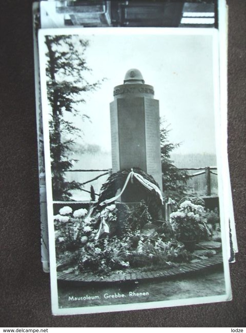Nederland Holland Pays Bas Rhenen Met Mausoleum Op Grebbeberg - Rhenen