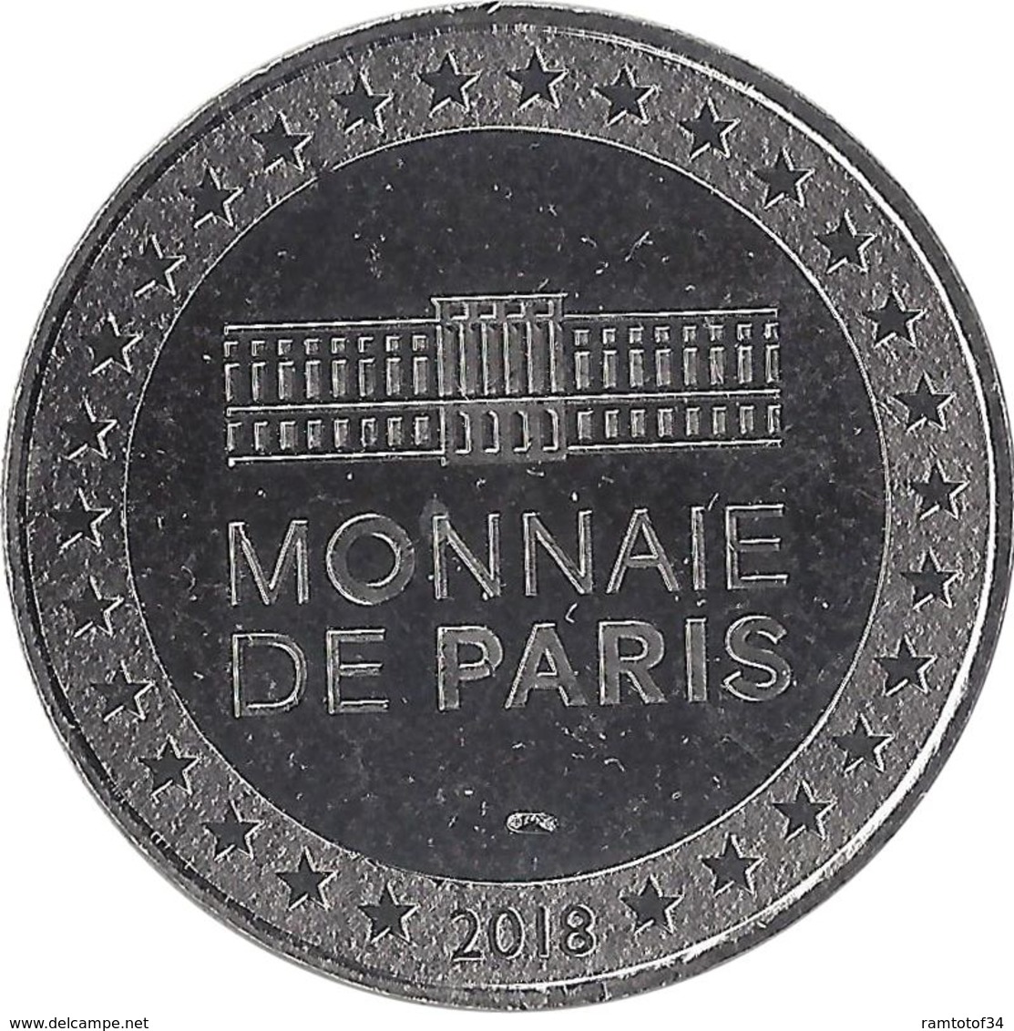 2018 MDP212 - PARIS - Hôtel De La Monnaie 13 - Vue Aérienne (Argent) / MONNAIE DE PARIS - 2018