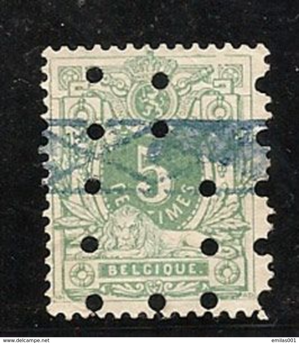 Timbre 5 C Perforé - 1863-09