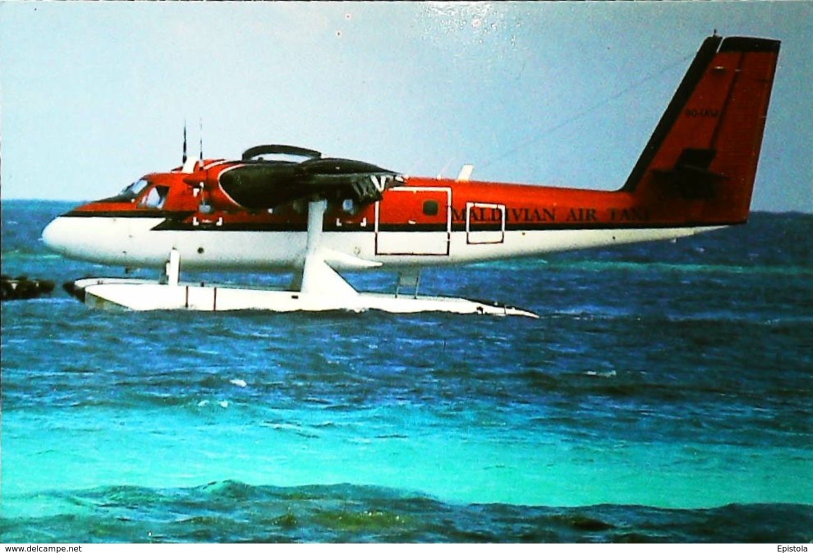 Moofushi (1995)  - MALDIVIAN AIR TAXI Seaplane "Dehavilland DHC 6"  - CPM Hydravion - Maldiven