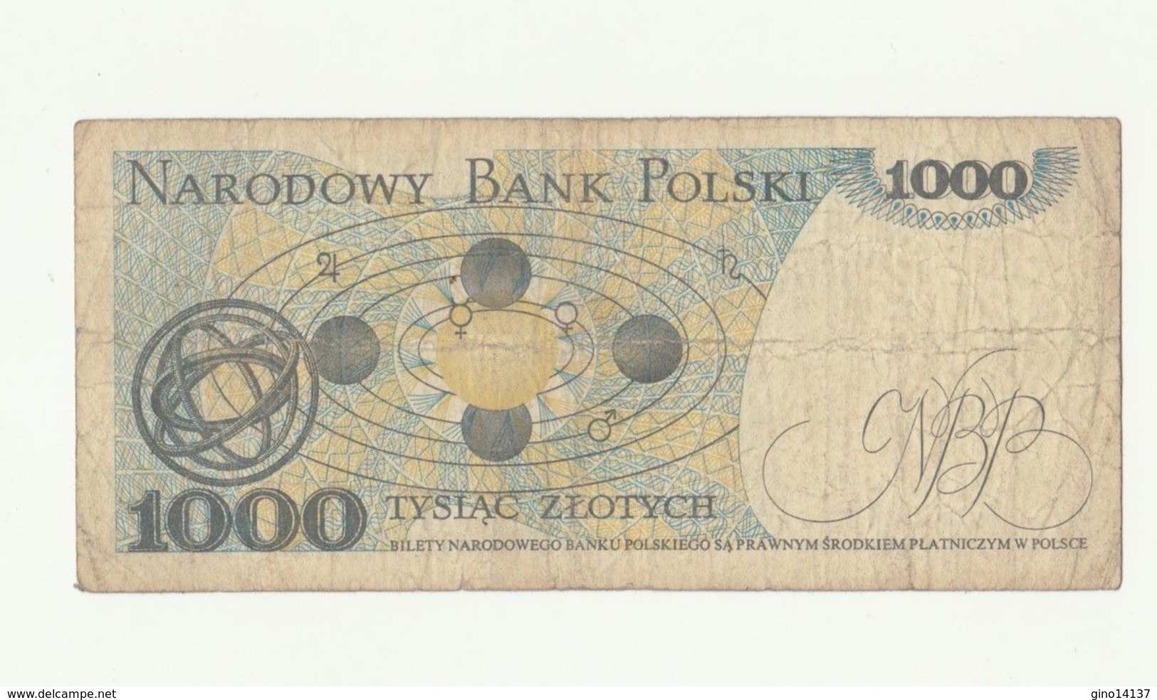 Banconota Non Circolata 1000 NARODOWY BANK POLSKI - TYSIAC ZLOTYCH - POLONIA - Pologne