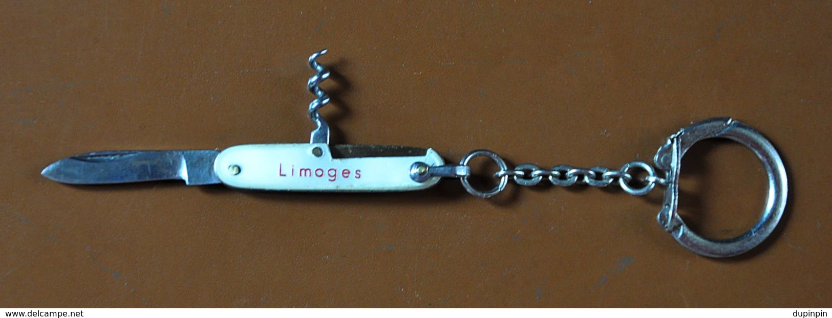 Porte-clef Couteau - Tire Bouchon - Limoges - Llaveros