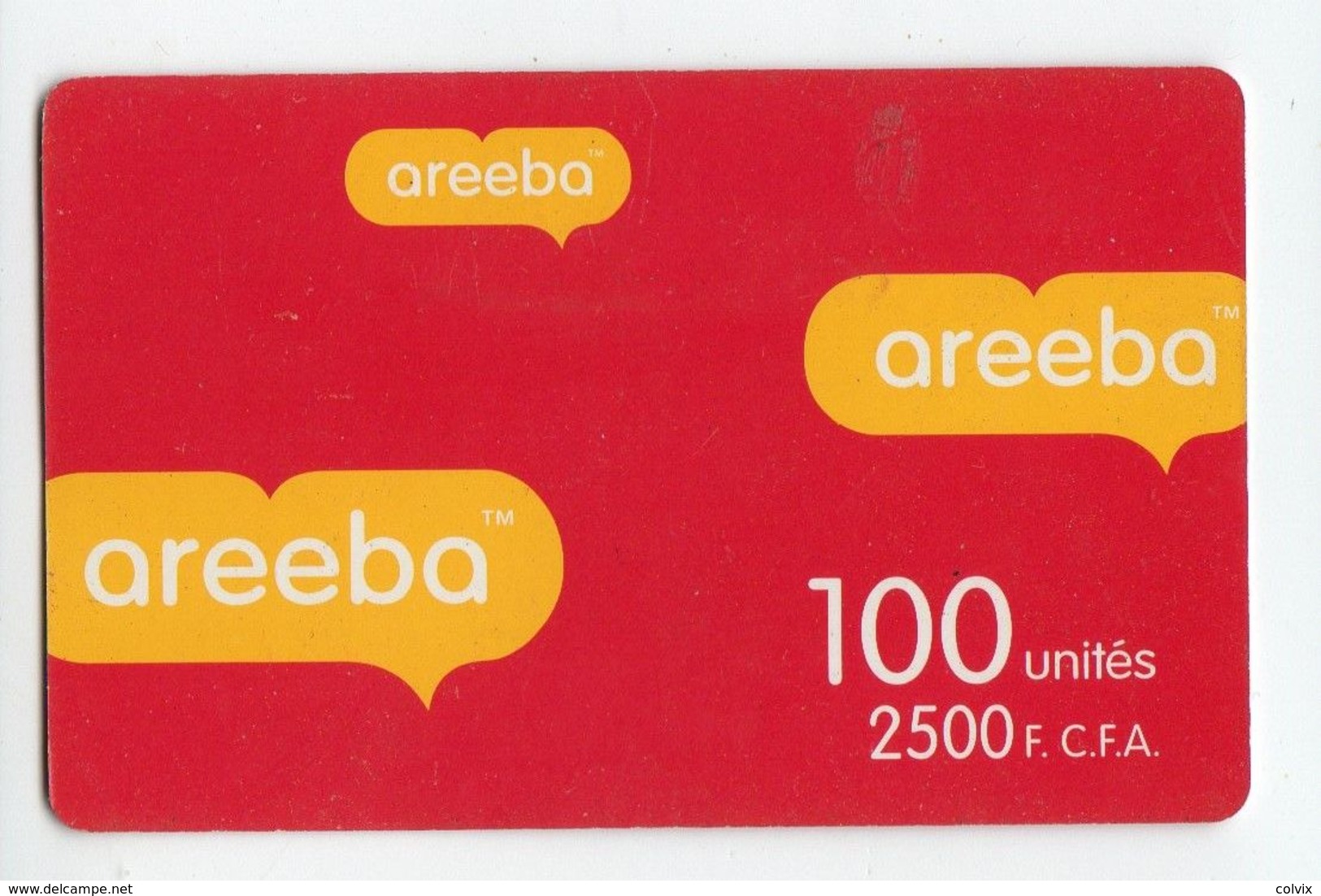 BENIN RECHARGE AREEBA 2500 FCFA - Benin