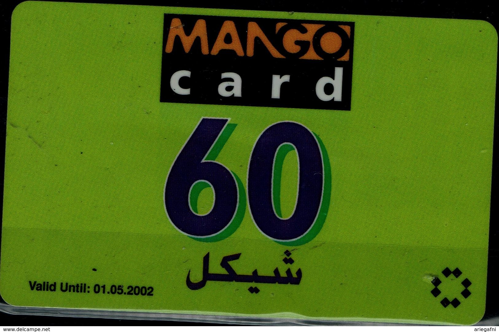 PALESTINE 2002 PHONECARD MANGO CARD USED VF!! - Palestine