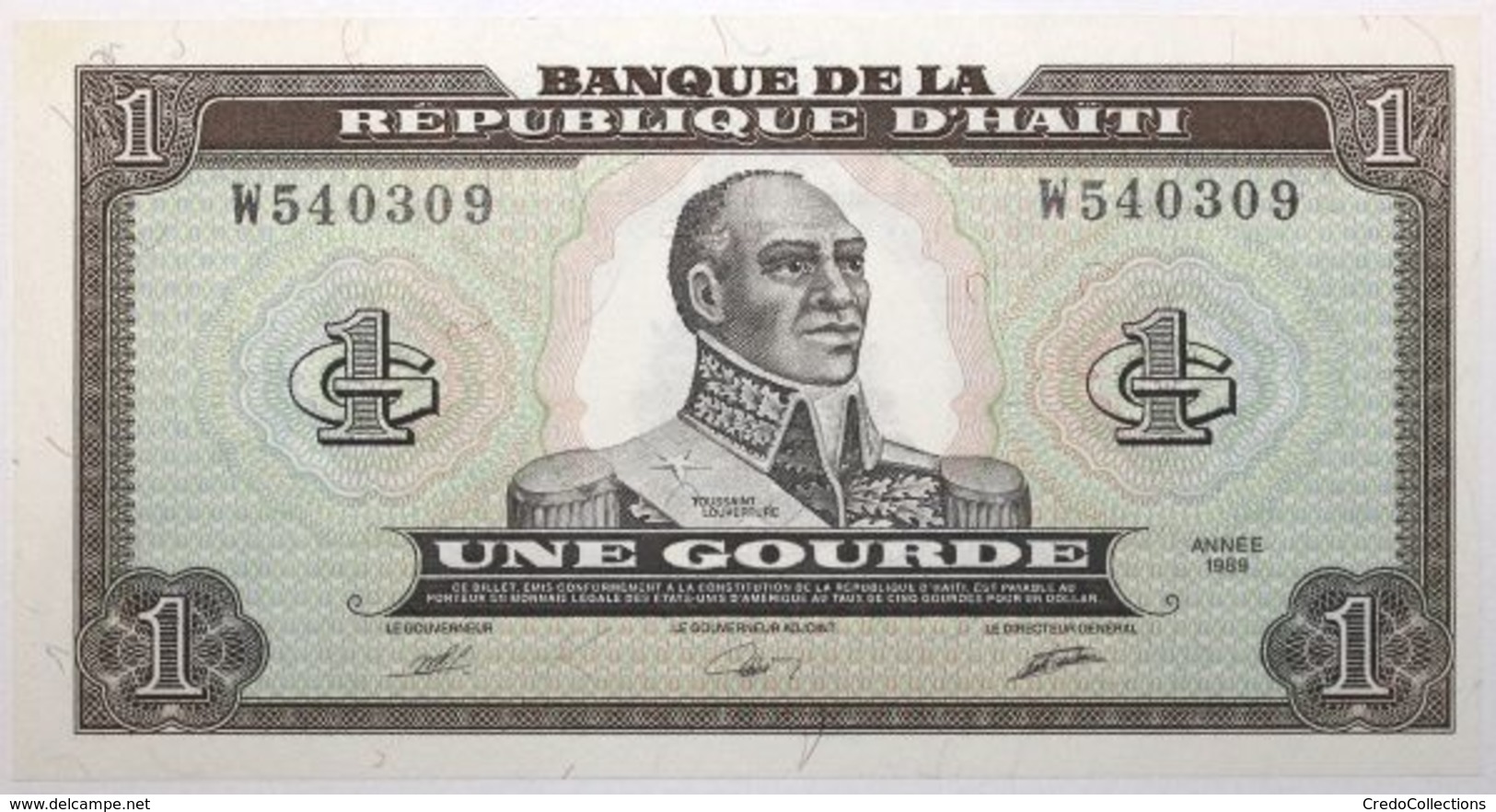 Haïti - 1 Gourde - 1989 - PICK 253a - NEUF - Haïti