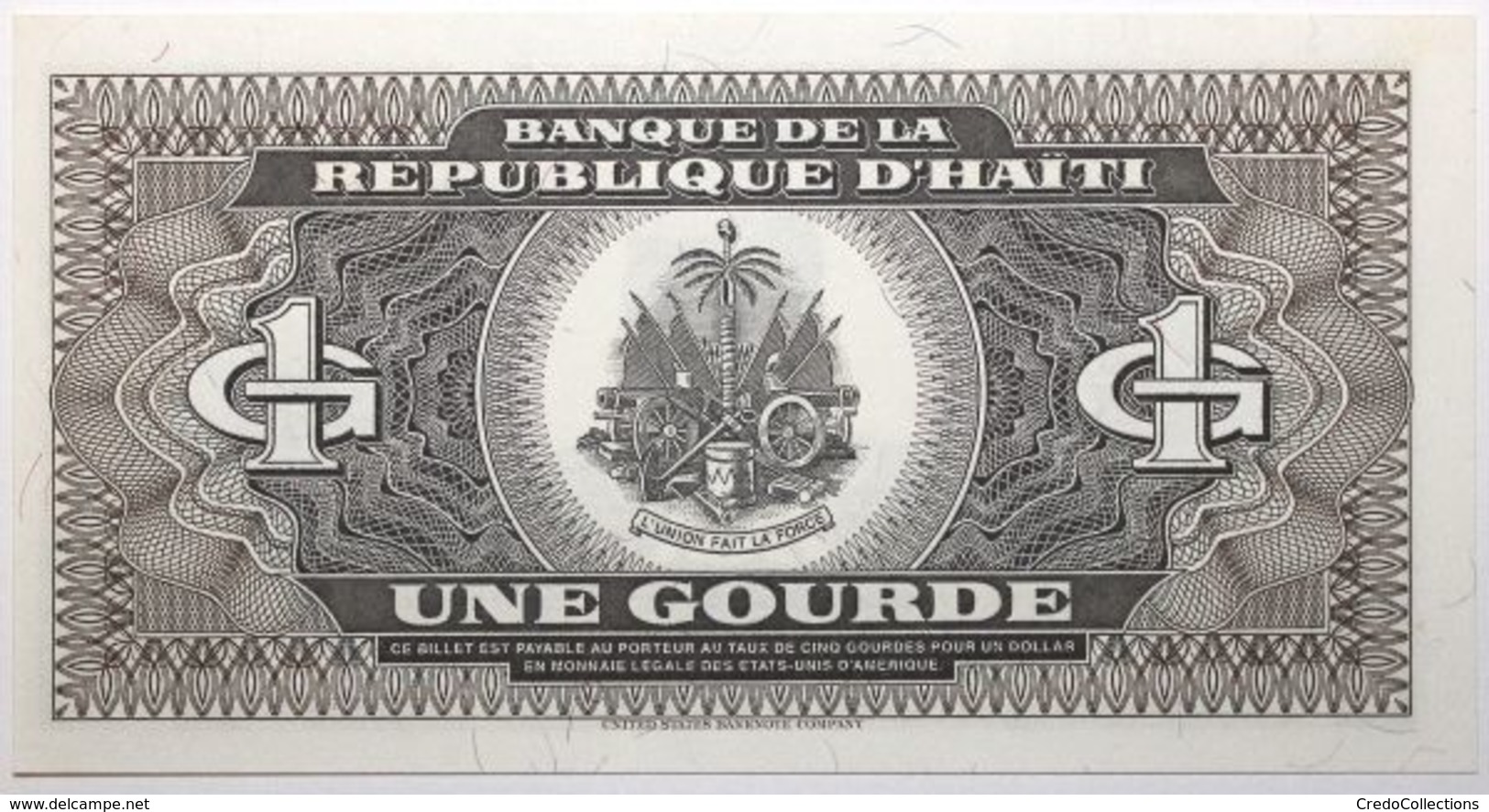 Haïti - 1 Gourde - 1989 - PICK 253a - NEUF - Haïti