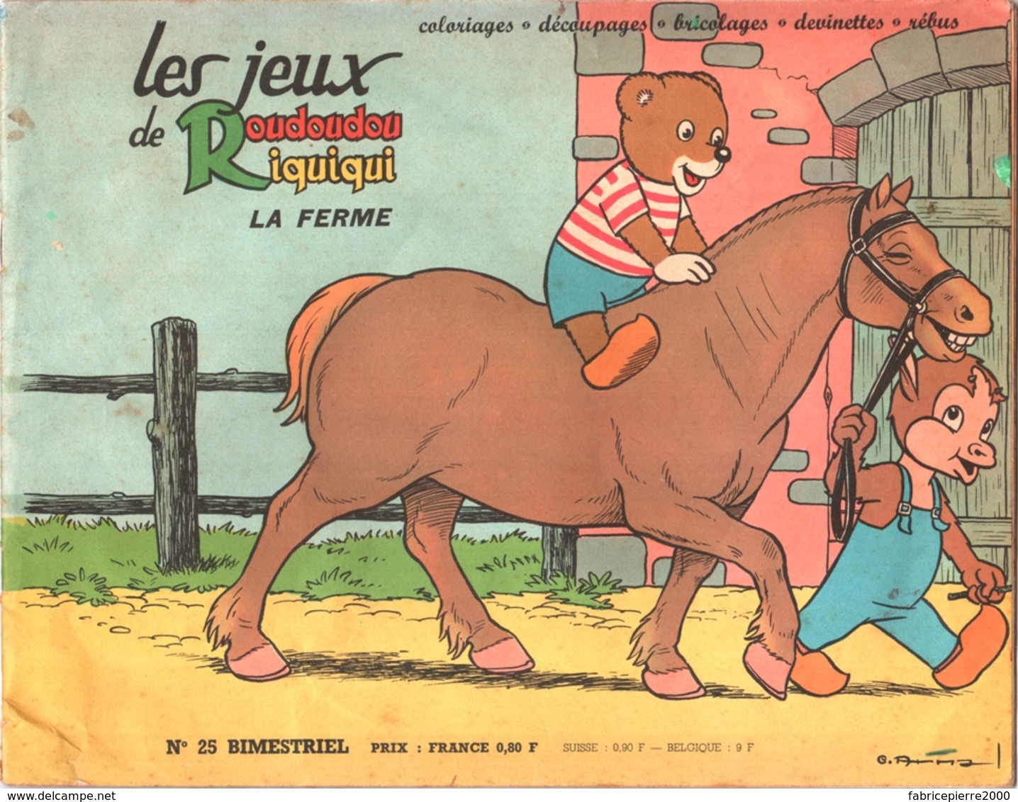 LES JEUX DE ROUDOUDOU RIQUIQUI - La Ferme N°25 Mai 1963 - Autre Magazines