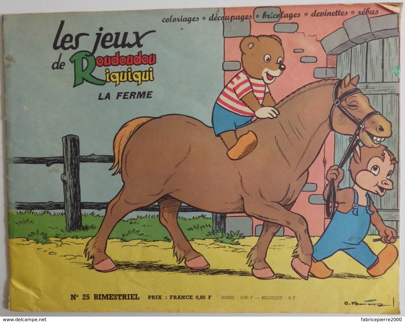 LES JEUX DE ROUDOUDOU RIQUIQUI - La Ferme N°25 Mai 1963 - Autre Magazines