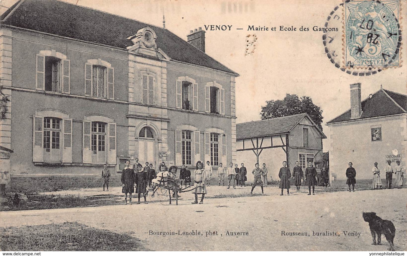 89 - YONNE - VENOY - 10957 - Mairie Et école Des Garçons - Venoy