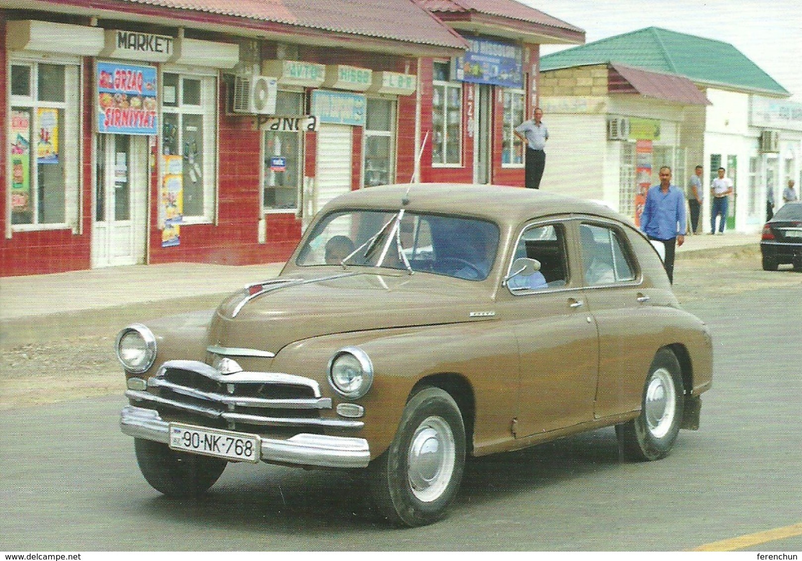 CAR * POBEDA GAZ M20 * QOBUSTAN * BAKU * AZERBAIJAN * SOVIET UNION * CCCP * Top Card 0908 * Hungary - Passenger Cars