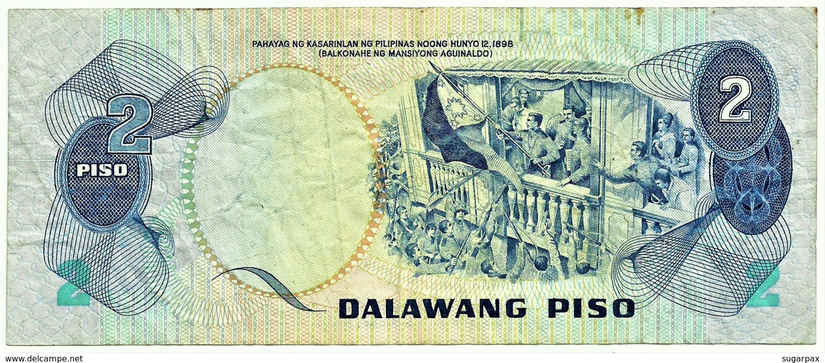 PHILIPPINES - 2 Piso - ND ( 1978 ) - Pick 159.c - Sign. 9 - Serie FY - Seal Type 4 - Jose Rizal - Filipinas - Philippines