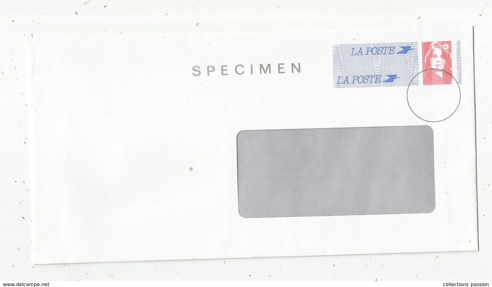 JC , ENTIER POSTAL ,SPECIMEN , Frais Fr 1.55 E - Specimen