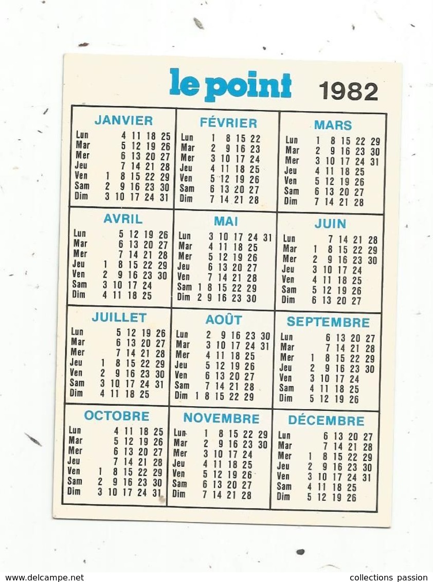 JC , PETIT FORMAT , Revue Hebdomadaire LE POINT,1982,2 Scans - Petit Format : 1981-90