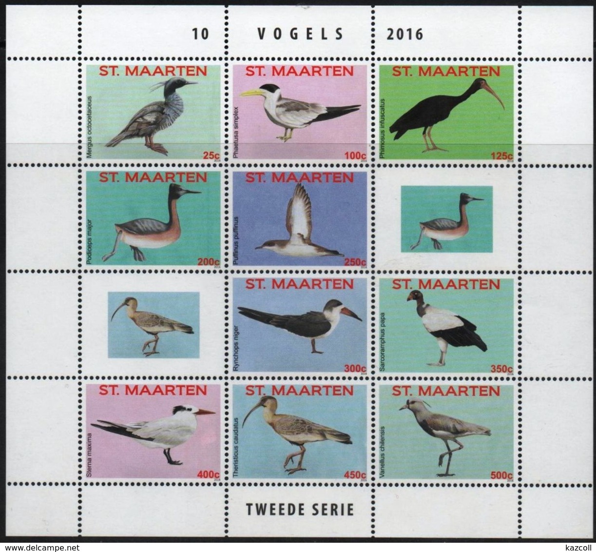 St. Maarten 2016.  Fauna. Birds.  MNH - Niederländische Antillen, Curaçao, Aruba