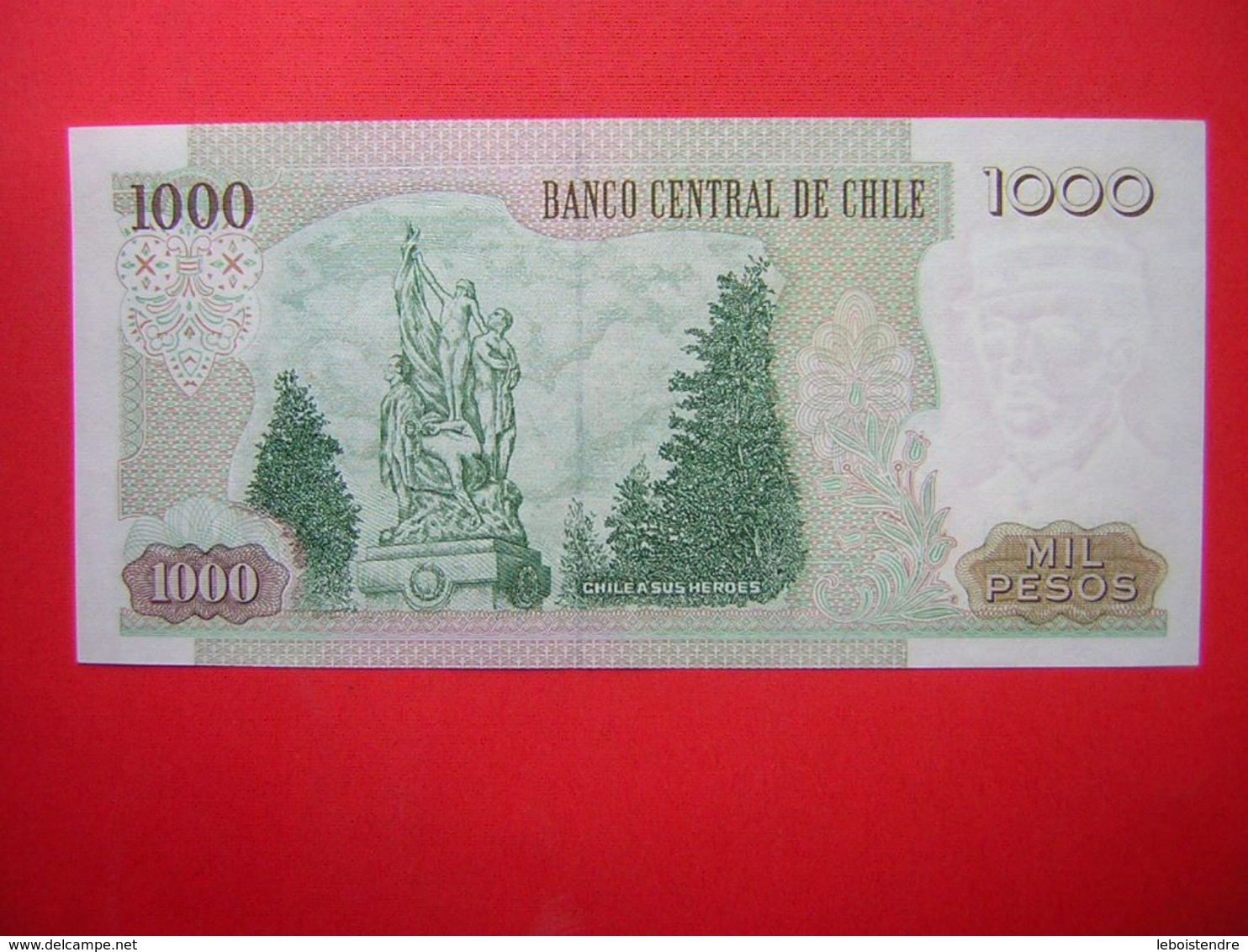 1 BILLET  BANCO CENTRAL DE CHILE  1000  DOS MIL PESOS  2002 - Chile