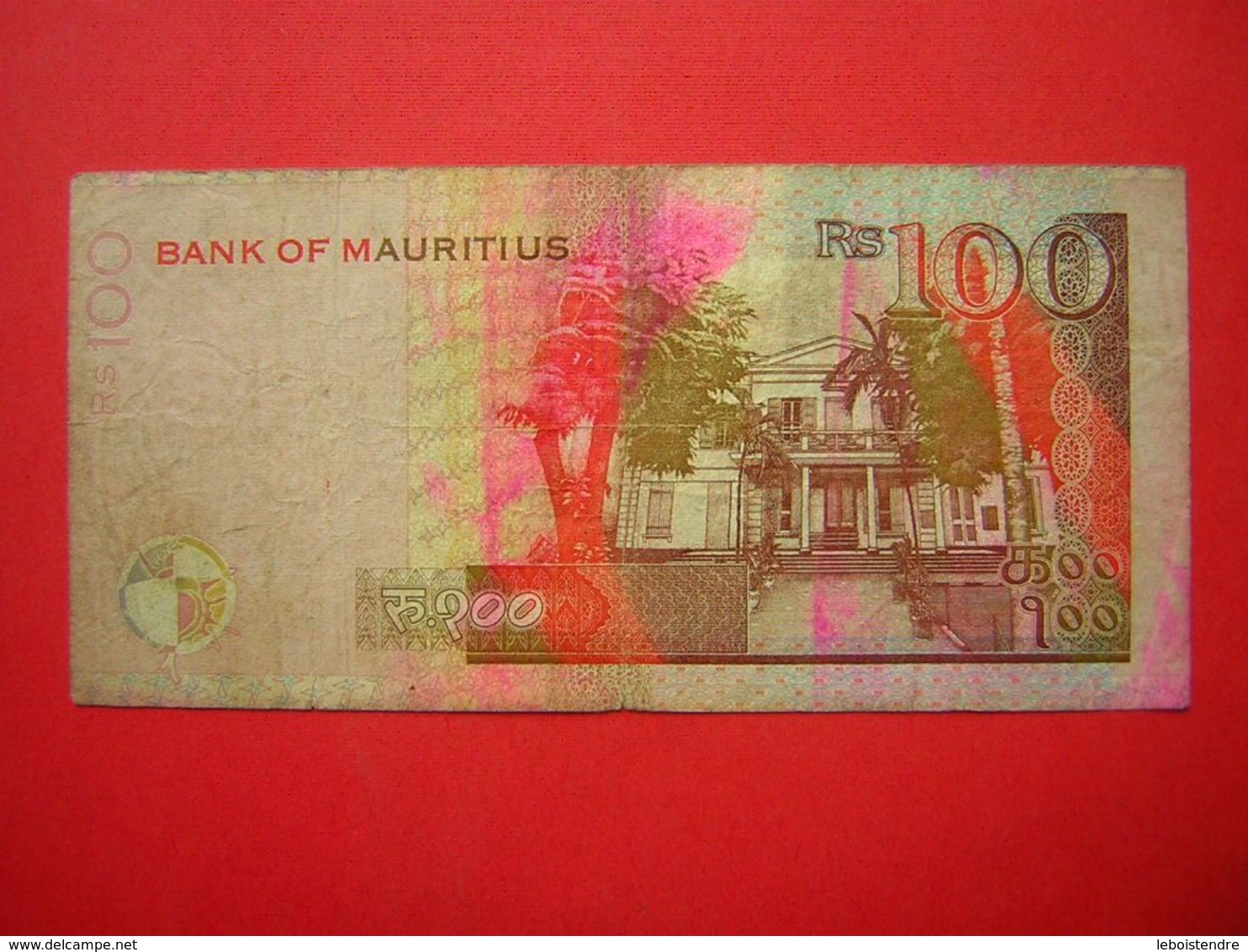 1 BILLET BANK OF MAURITIUS  RS 100 ONE HUNDRED 1999 - Mauricio