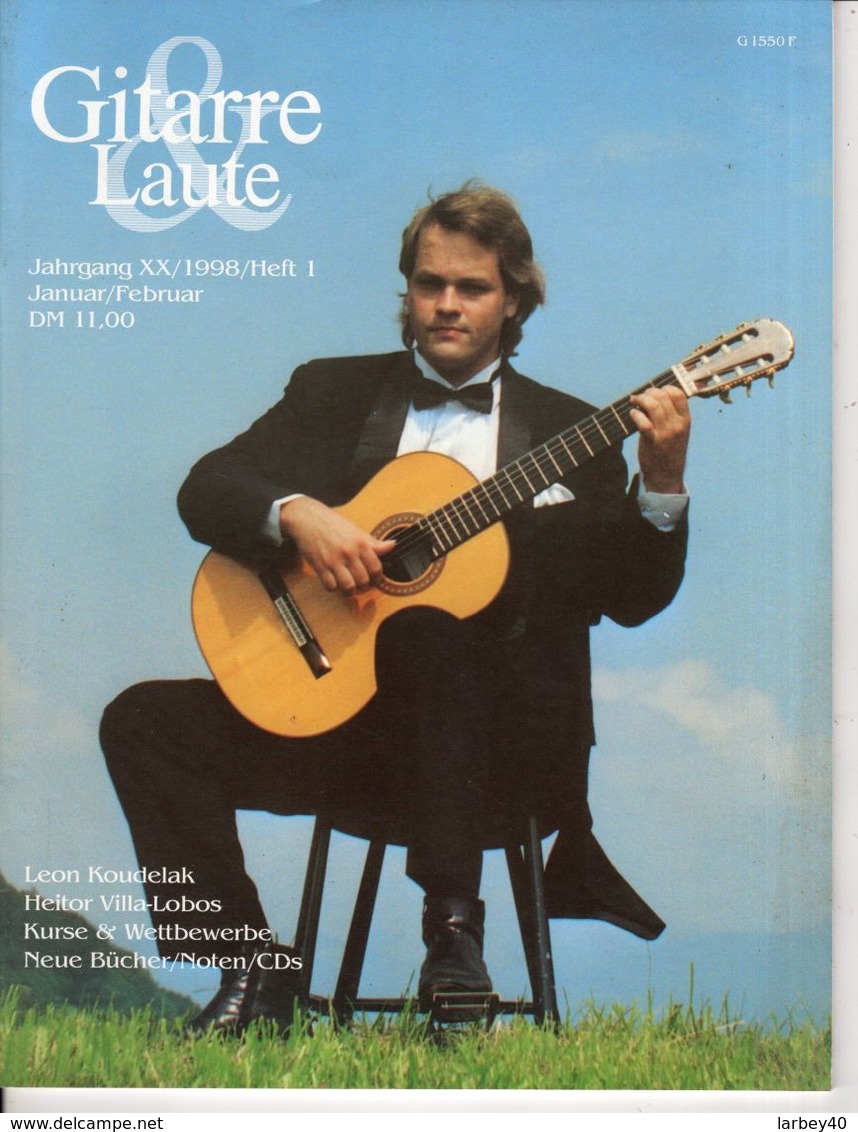 Revue De Musique -  Gitarre & Laute - N° 1 - 1998 - Leon Koudelak - Muziek