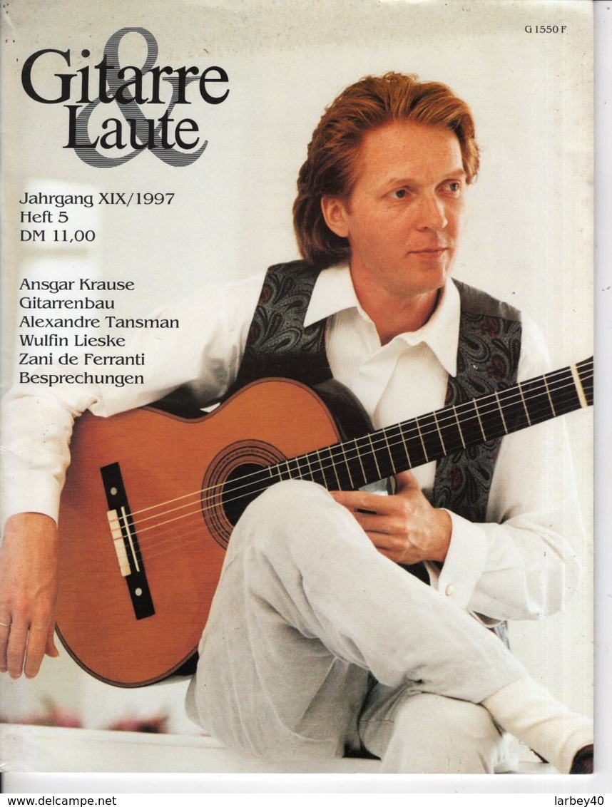 Revue De Musique -  Gitarre & Laute - N° 5 - 1997 - Ansgar Krause - Music