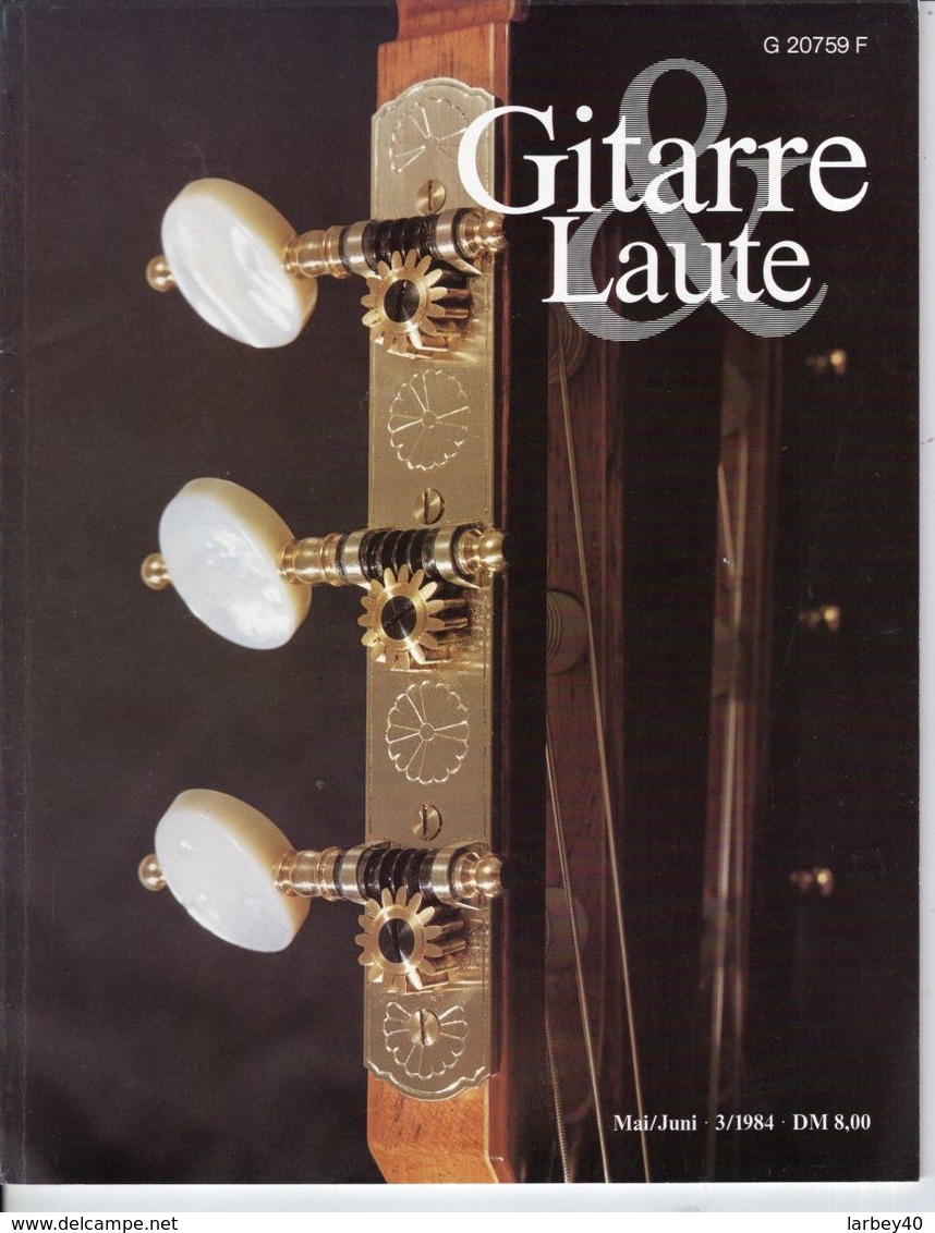 Revue De Musique -  Gitarre & Laute - N° 3 - 1984 - - Música