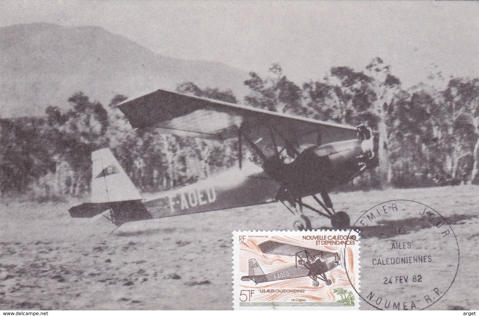 Carte-Maximum NOUVELLE CALEDONIE N° Yvert PA221 (Les AILES CALEDONIENNES - La CAGOU) Obl Sp Ill 1er Jour - Cartoline Maximum