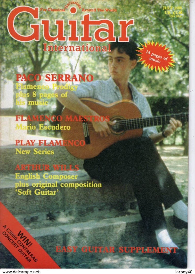 Revue De Musique -  Guitart International N°12 - 1988 - Paco Serrano - Divertimento