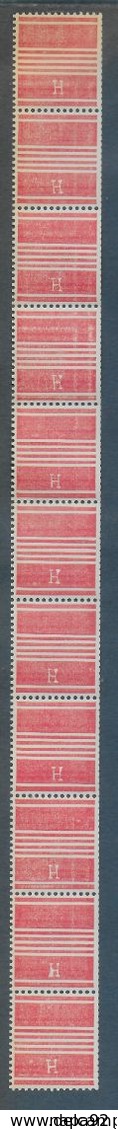 FRANCE - ROULETTE DE 11 TIMBRES** SANS  NUMERO ROUGE - Coil Stamps