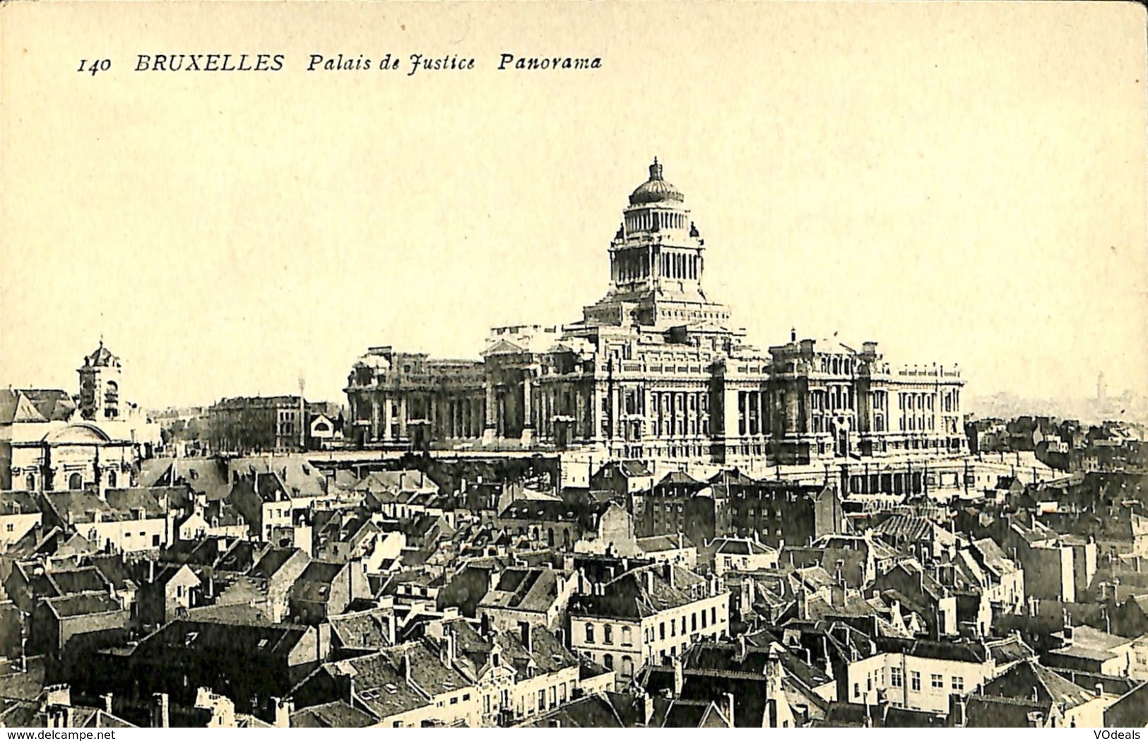 028 533 - CPA - Belgique - Brussels - Bruxelles - Palais De Justice - Panorama - Viste Panoramiche, Panorama