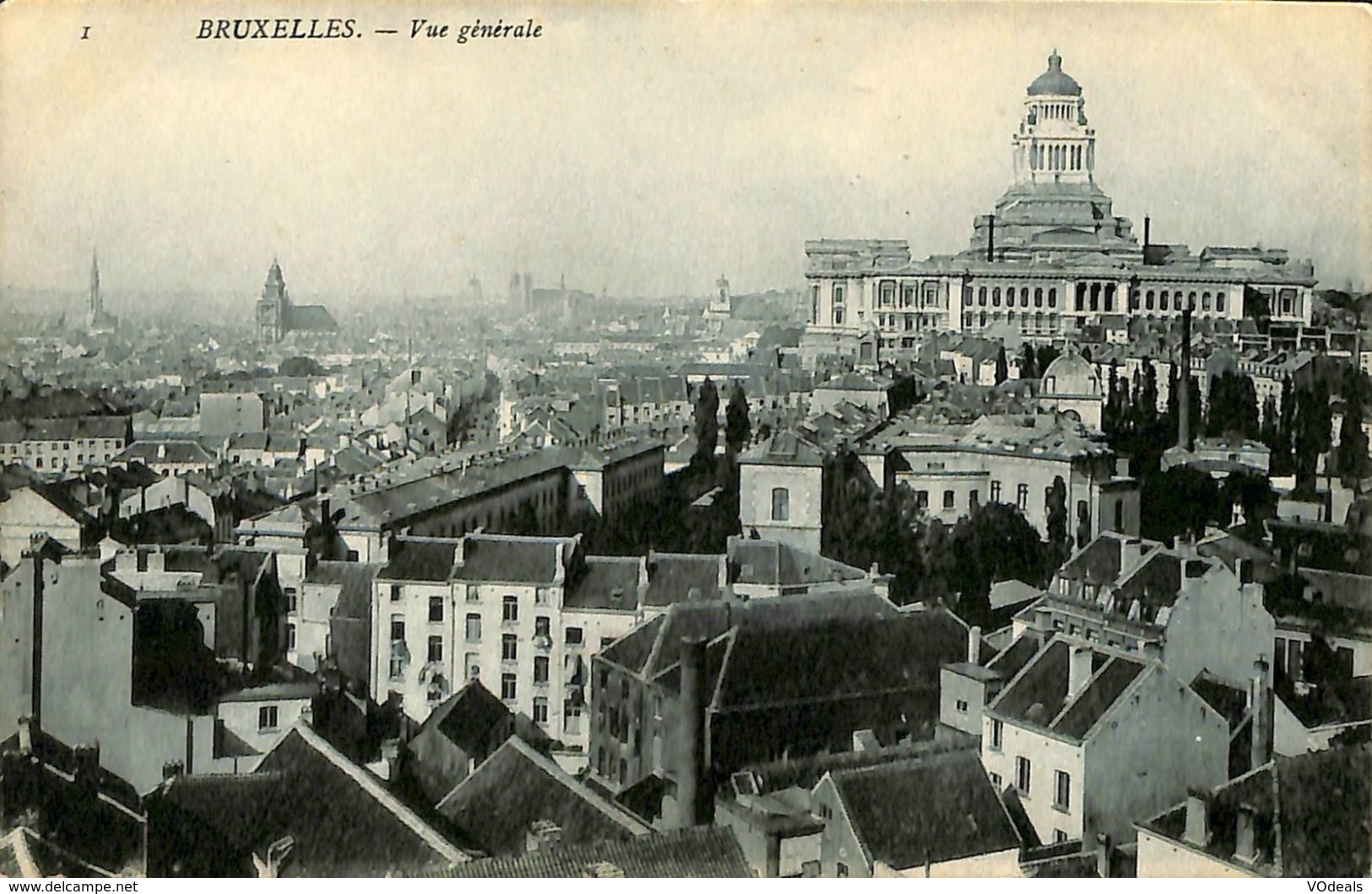 028 534 - CPA - Belgique - Brussels - Bruxelles - Vue Générale - Mehransichten, Panoramakarten