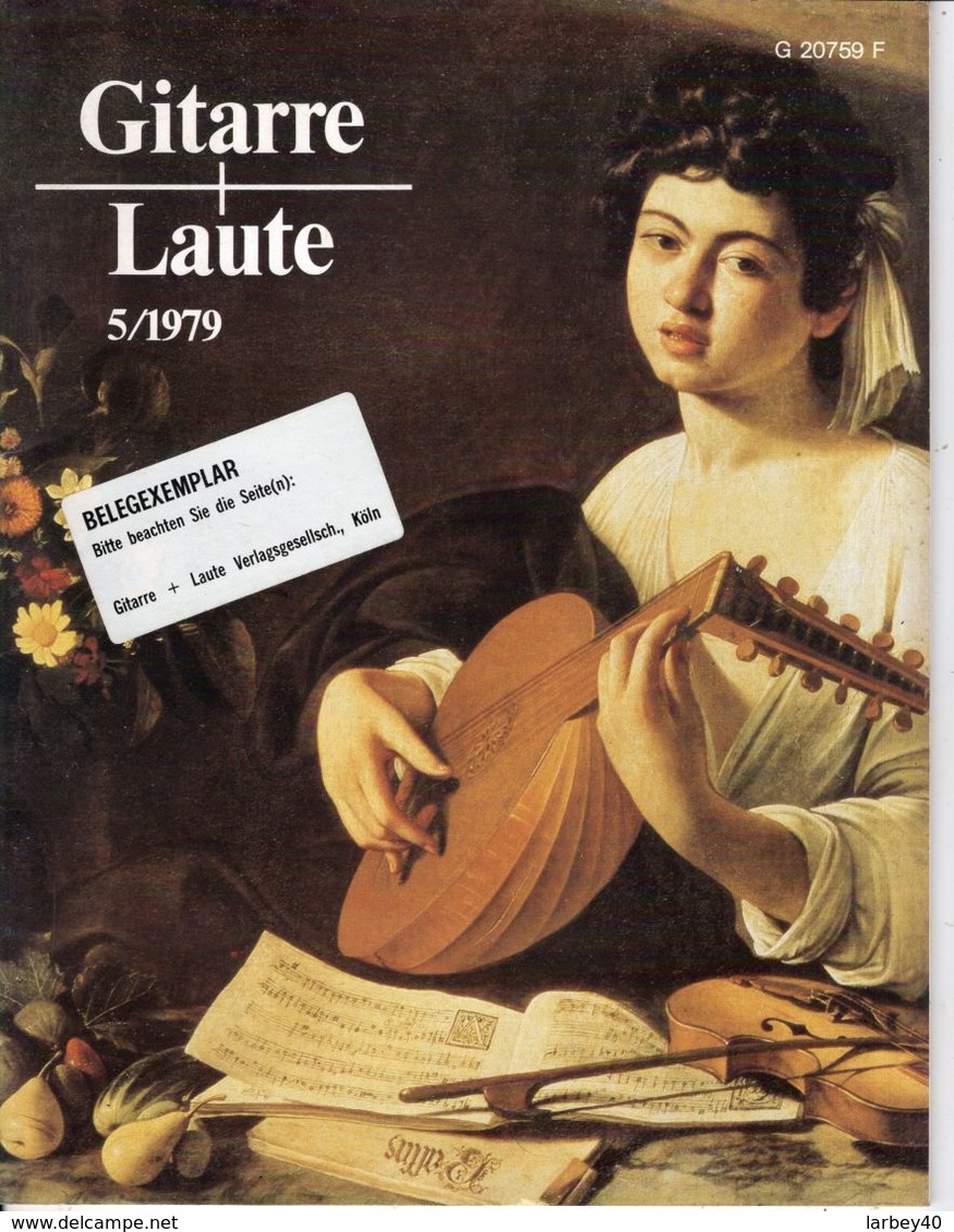 Revue De Musique -  Gitarre & Laute - N° 5 - 1979 - - Muziek