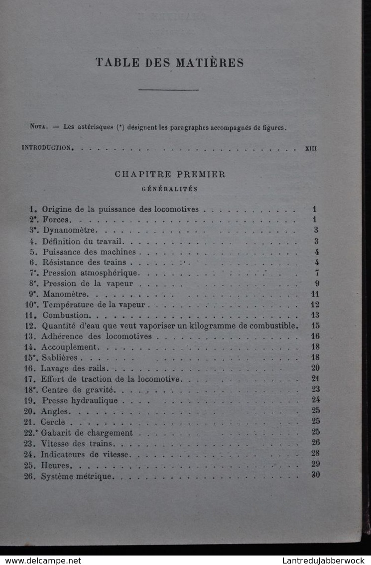 Edouard SAUVAGE La Machine Locomotive Manuel Pratique à L'usage Des Mécaniciens Et Des Chauffeurs 1894 Vapeur Chaudière - Railway & Tramway