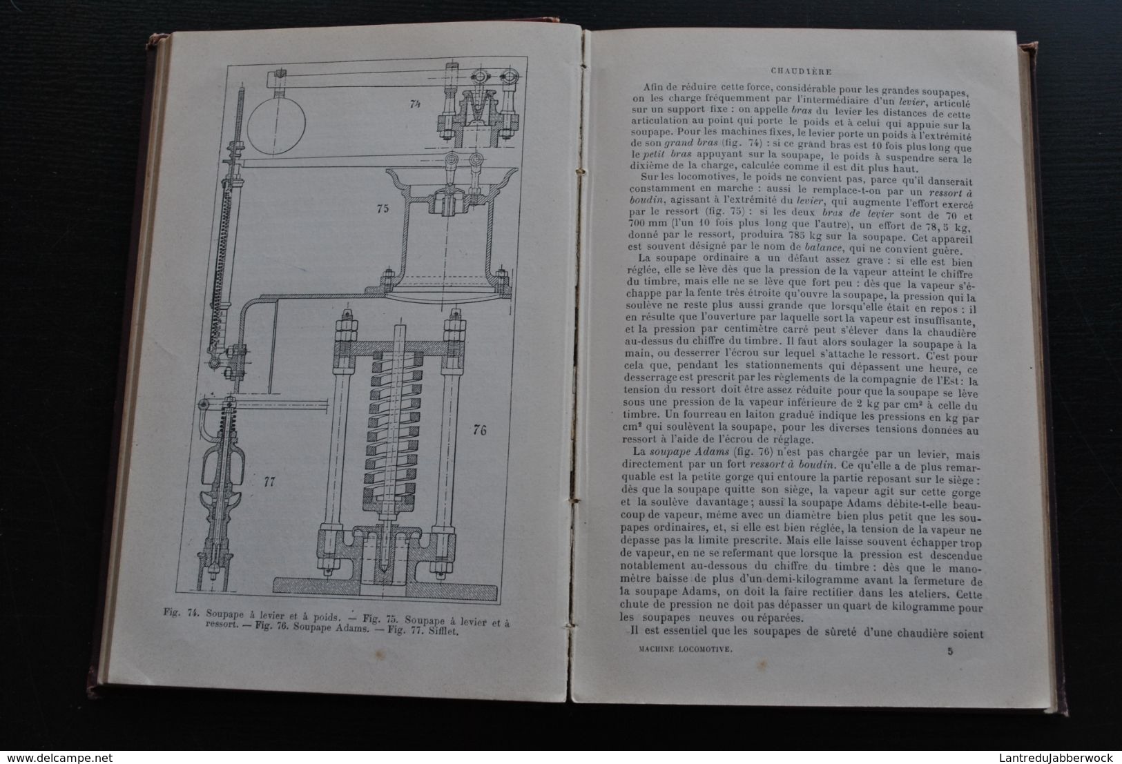 Edouard SAUVAGE La machine locomotive Manuel pratique à l'usage des mécaniciens et des chauffeurs 1894 vapeur chaudière