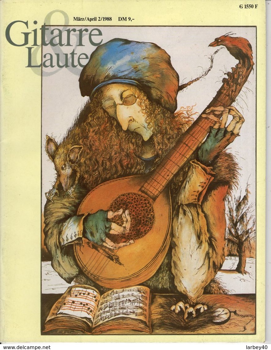 Revue De Musique -  Gitarre & Laute - N° 2 - 1988 - - Música