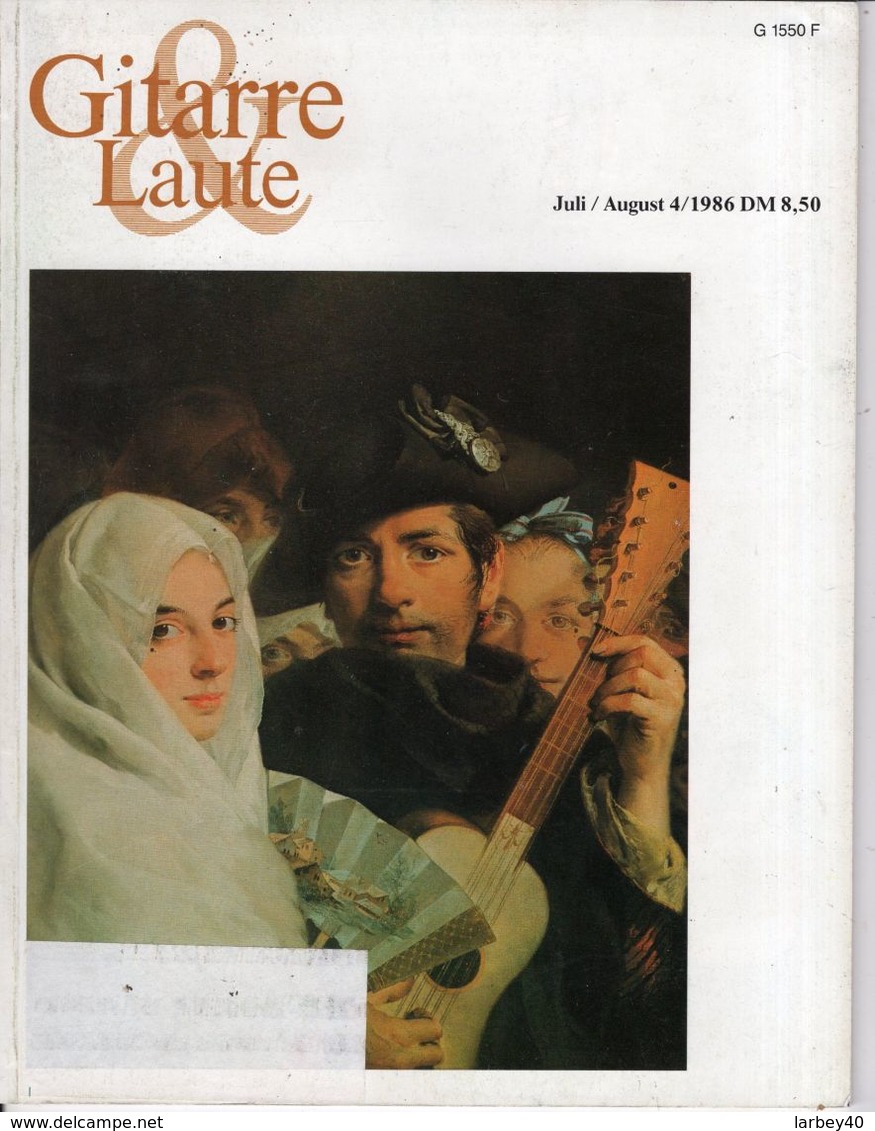 Revue De Musique -  Gitarre & Laute - N° 4 - 1986 - - Musica