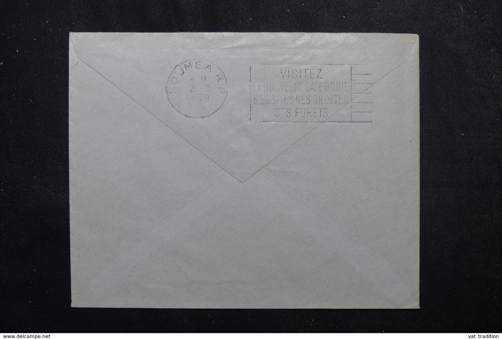 NOUVELLE CALÉDONIE - Affranchissement Plaisant De Pagoumene Sur Enveloppe  En 1959 Pour Nouméa - L 63289 - Brieven En Documenten
