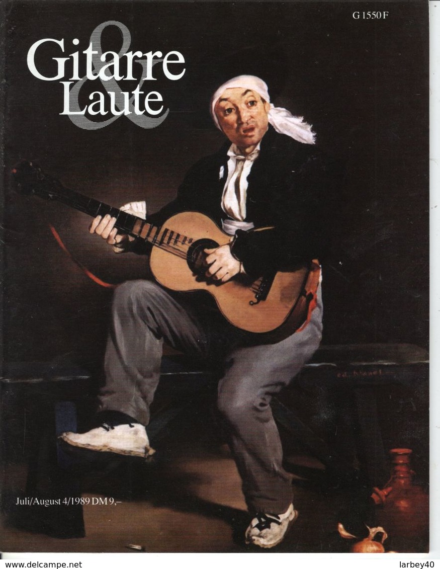 Revue De Musique -  Gitarre & Laute - N° 4 - 1989 - - Música