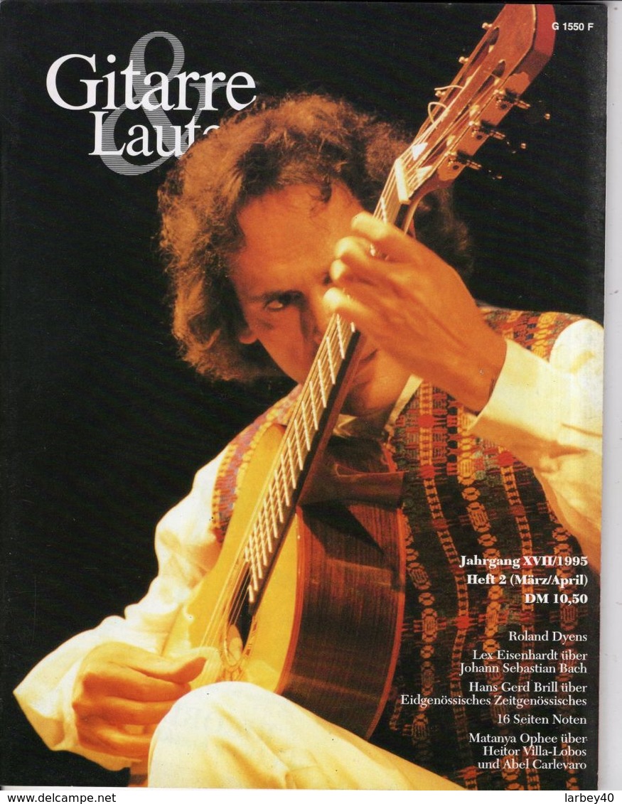 Revue De Musique -  Gitarre & Laute - N° 2 - 1995 - - Música