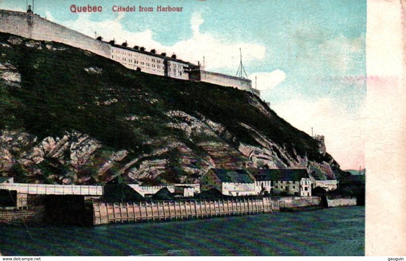 CPA - QUEBEC - La Citadelle Vue Du Port … - Québec - La Citadelle