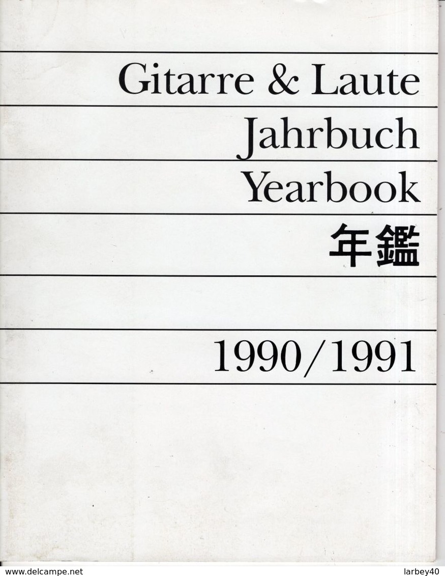 Revue De Musique -  Gitarre & Laute - Jahrbuch Yearbook 1990 1991 - Musique