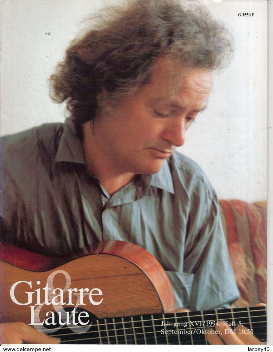 Revue De Musique -  Gitarre & Laute - N° 5 - 1994 - Musica