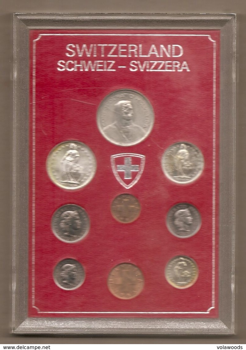 Svizzera - Selezione Delle Monete FDC In Circolazione Con Argento - Autres & Non Classés