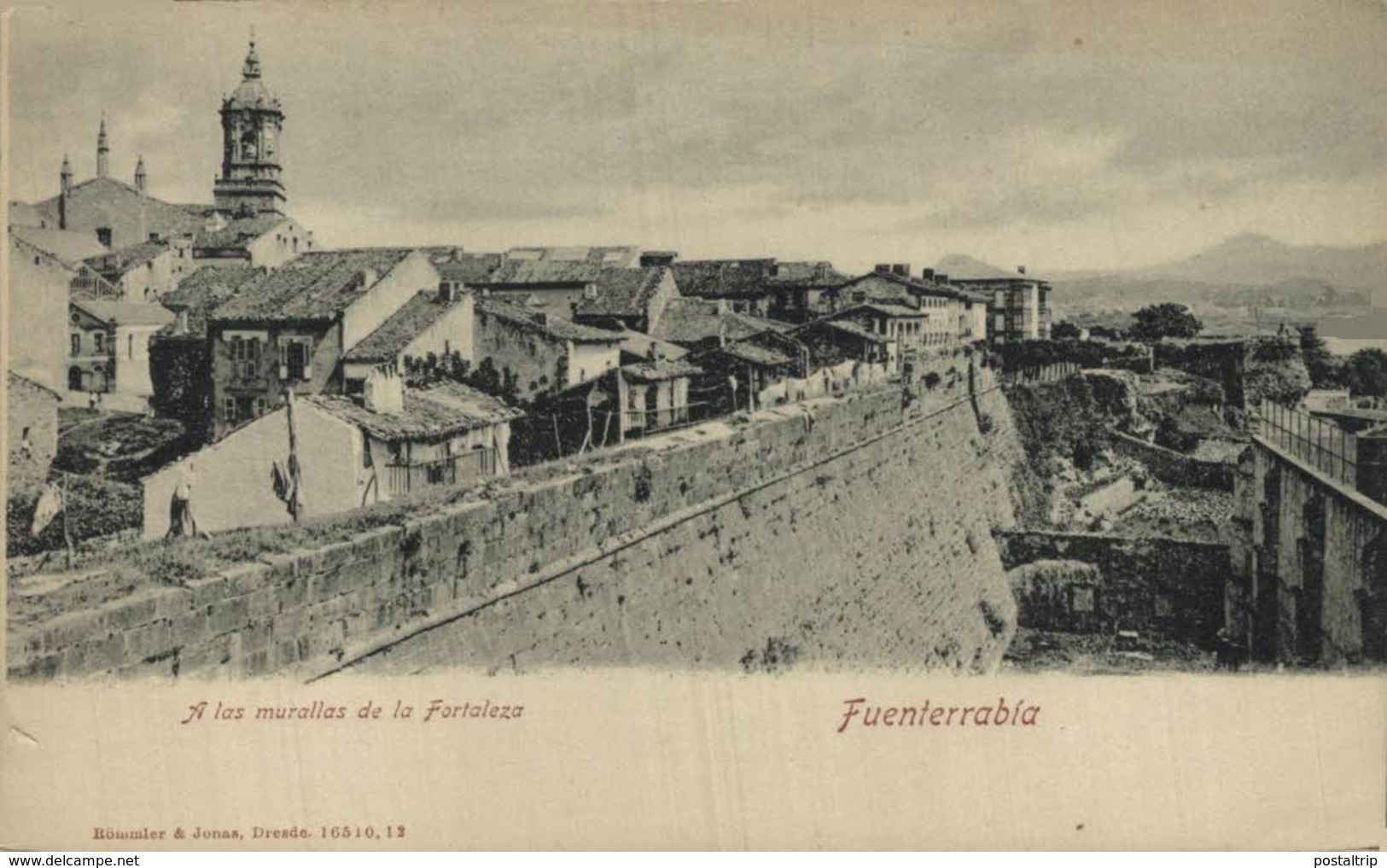 FUENTERRABIA MURALLA FORTALEZA ROMMLER JONAS DRESDE - San Sebastian Guipuzcoa Gipuzkoa Vasco Basque España Espagne Spain - Guipúzcoa (San Sebastián)