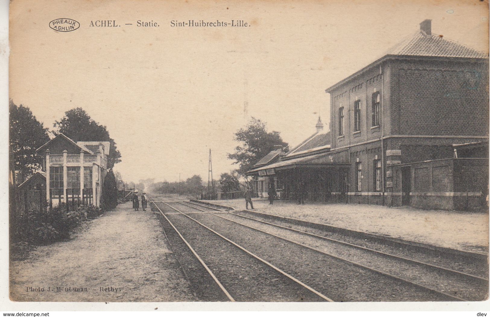 Achel - Statie - Sint-Huibrechts-Lille - Photo J. Meuleman, Rethy/Préaux - Stations Without Trains