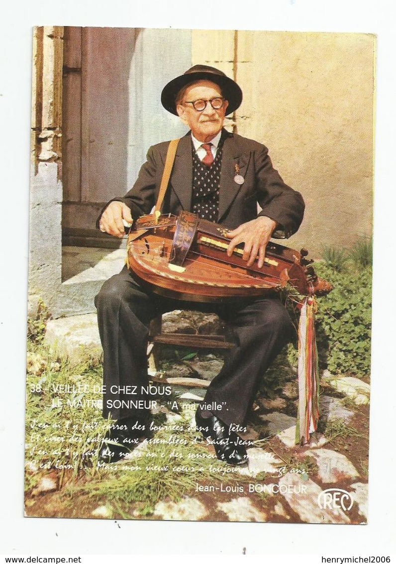 Cpm Métier Maitre Sonneur Veillée De Chez Nous A Ma Vielle Jean Louis Boncoeur Cliché Guillemain - Artisanat