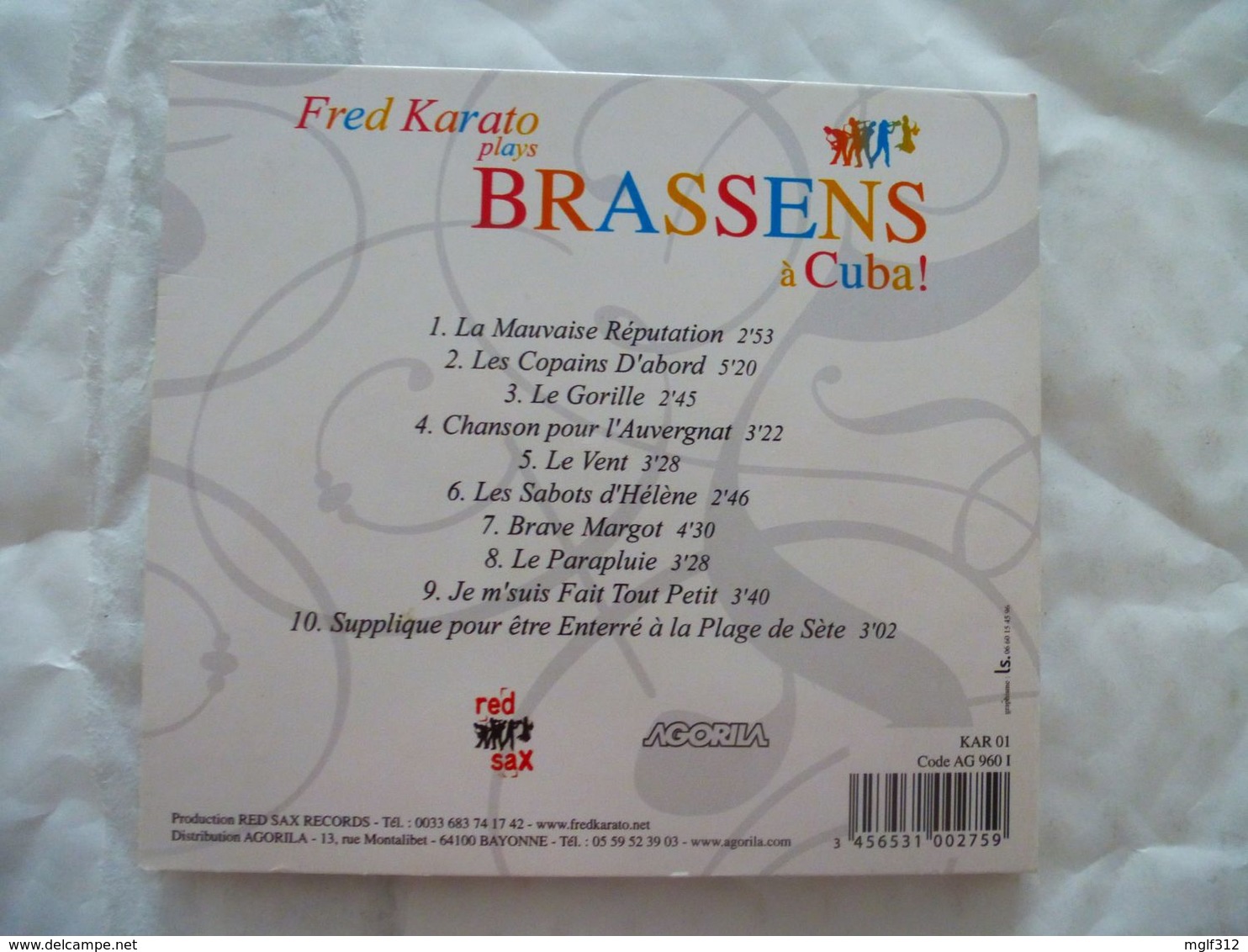 Georges BRASSENS Par FRED KARATO : Brassens à CUBA - 10 Titres - Sonstige - Franz. Chansons