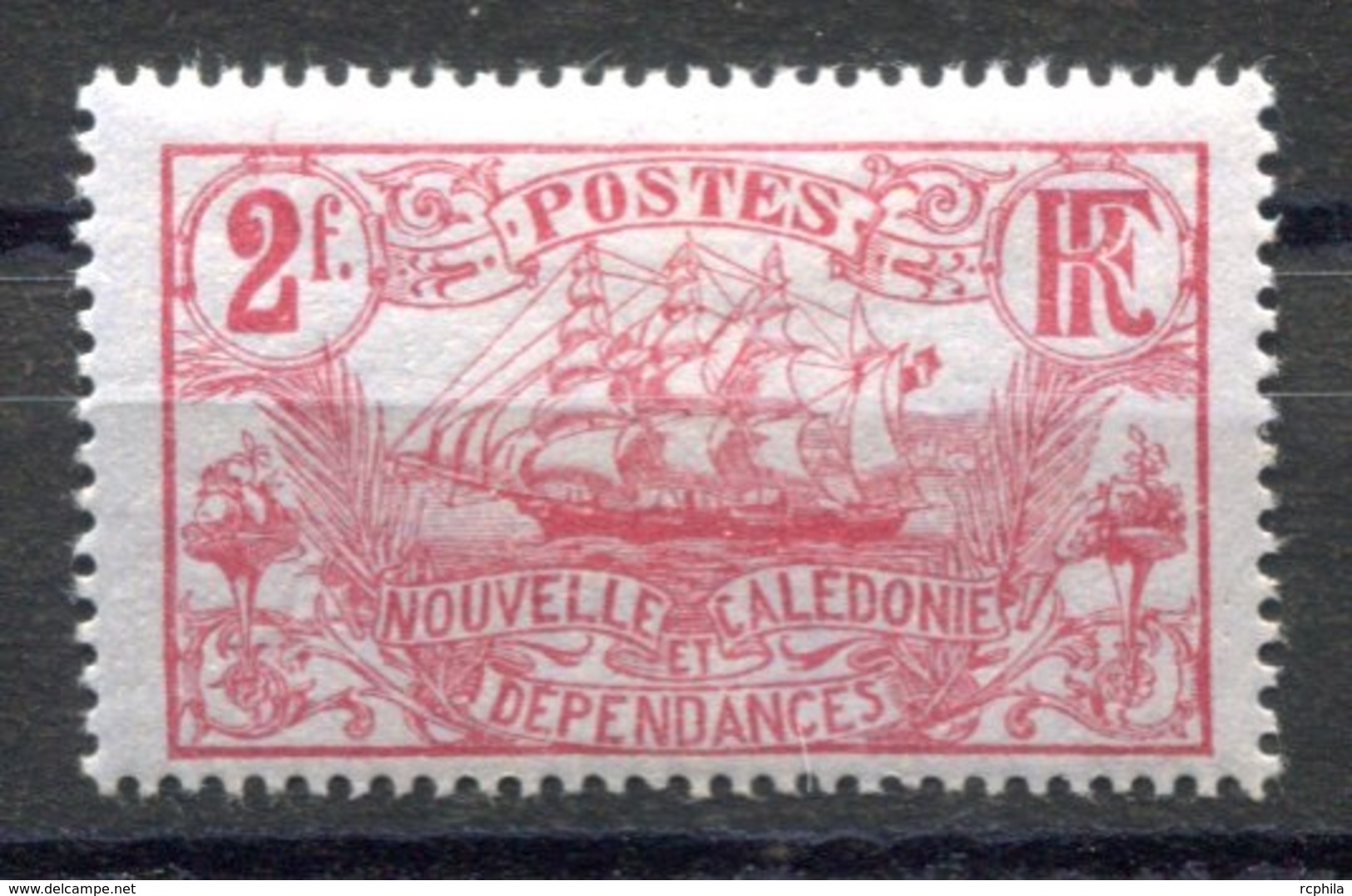RC 17834 Nelle CALÉDONIE COTE 3,69€ N° 103 - 2F VOILIER NEUF *TB  MH VF - Unused Stamps