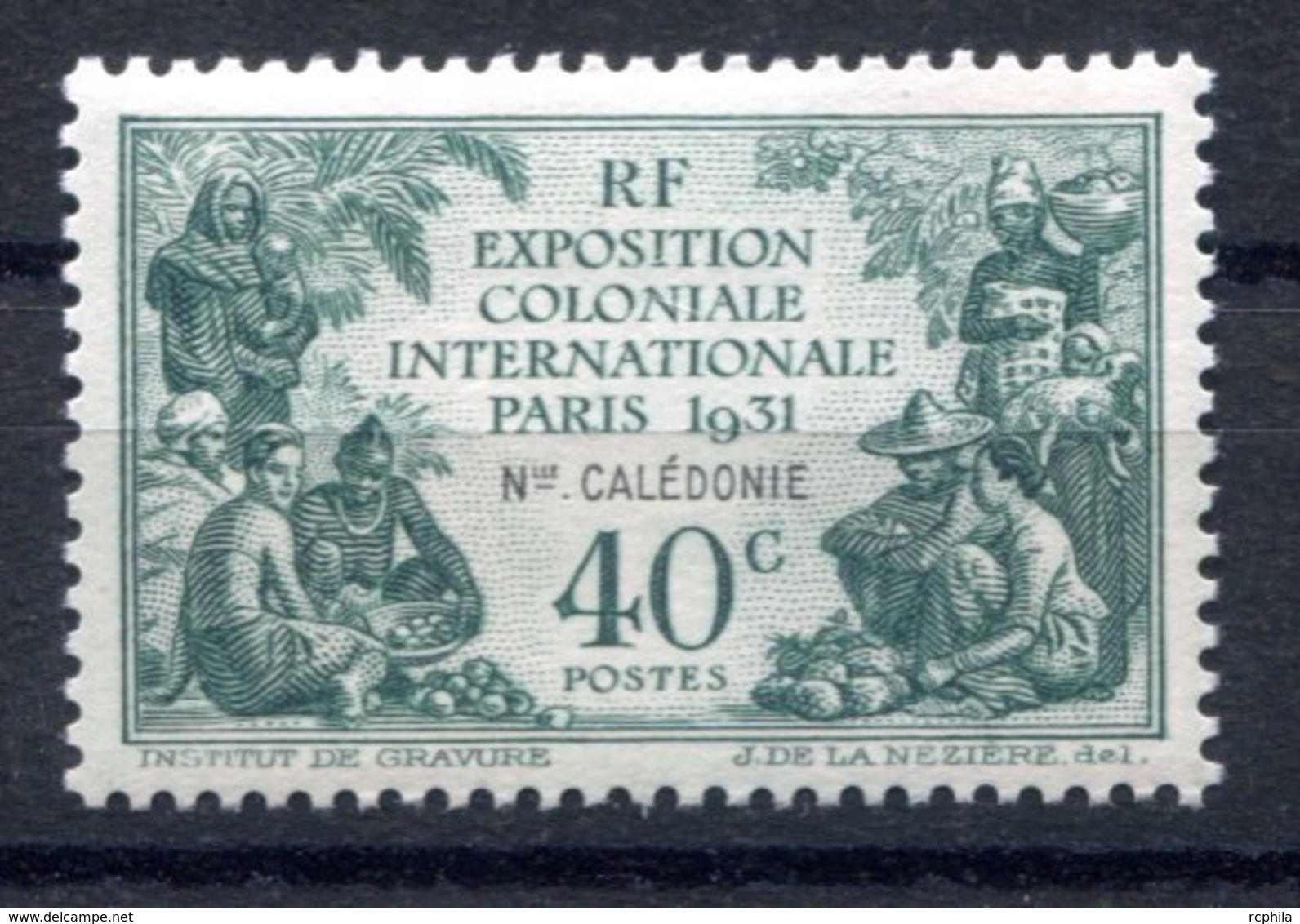 RC 17844 Nelle CALÉDONIE COTE 8,75€ N° 162 EXPOSITION COLONIALE PARIS 1931 NEUF * TB  MH VF - Unused Stamps